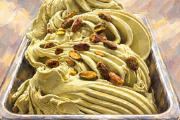Gelato & Cappuccino Maitre Glacier Italien